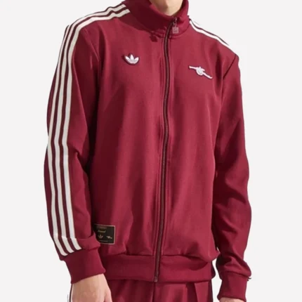 Arsenal adidas Terrace Icons Burgundy Track Jacket