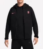 Chelsea F.C. Nike Tech Fleece Black Jacket Hoodie
