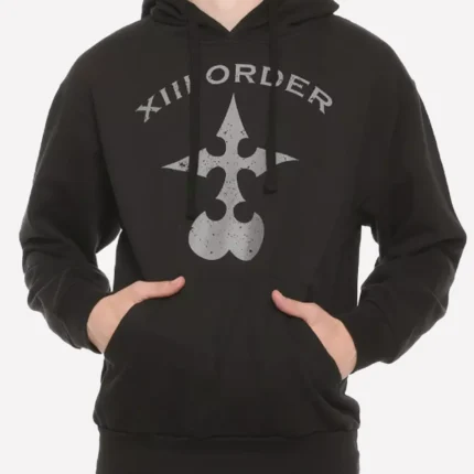 Disney Kingdom Hearts Hot Topic Organization 13 Hoodie Black