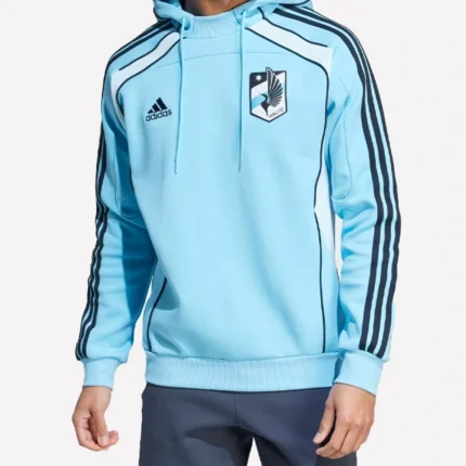 Minnesota United FC UBP Travel Pullover Blue Hoodie