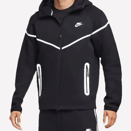 Nike Sportswear Reflective Tech Fleece Hoodie Black