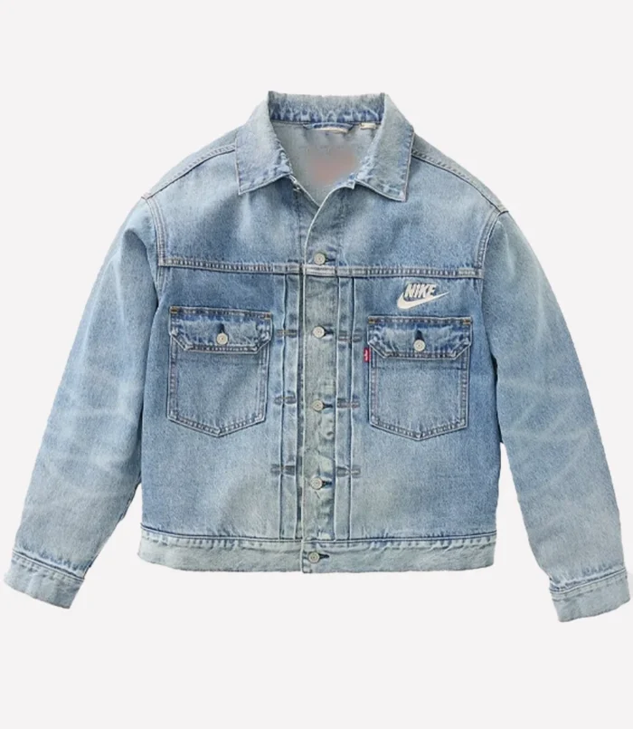 Unisex Nike x Levi’s Ice Blue Denim Trucker Jacket