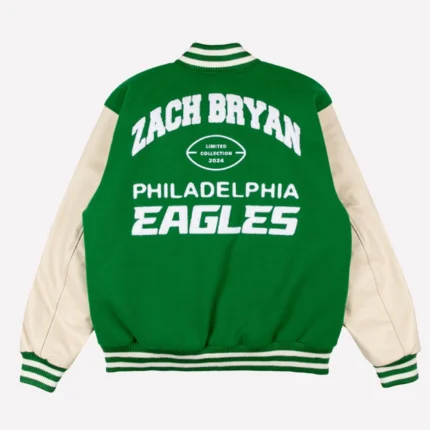 Zach Bryan x Eagles Letterman Jacket