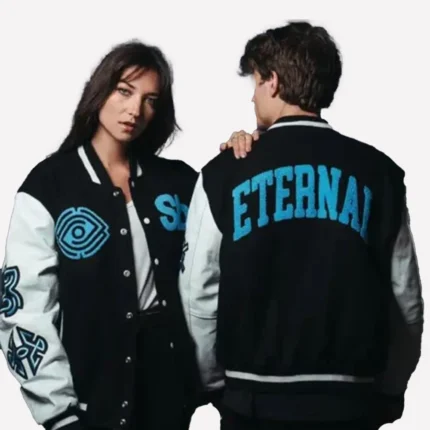 Spiritbox Eternal Varsity Jacket Black