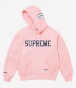 Mitchell & Ness x Supreme NCAA Hoodie Pink