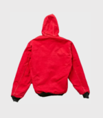 Vintage Carhartt Red Hooded Bomber Jacket 1