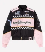 Her Universe Walt Disney World Bomber Pink and Black Racing Jacket