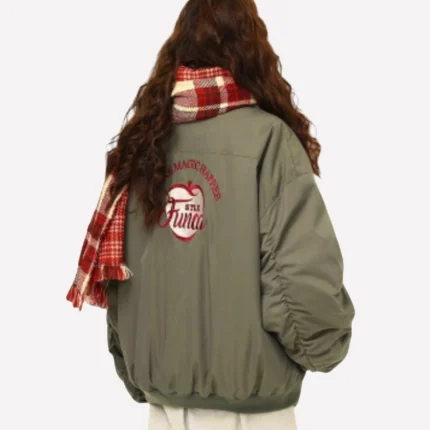 Boa Lapel Casual Padded Jacket