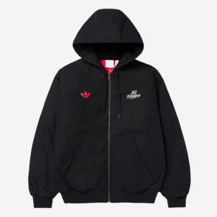 Adidas Originals100 Thieves Black Hooded Jacket Black