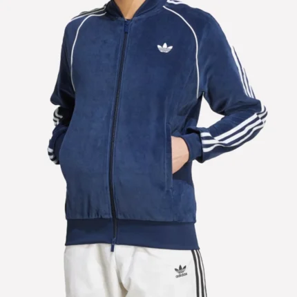 Adidas SST Adicolor Velour Track Top Jacket