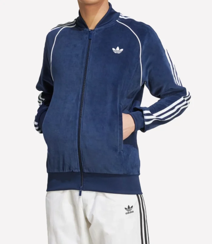 Adidas SST Adicolor Velour Track Top Jacket