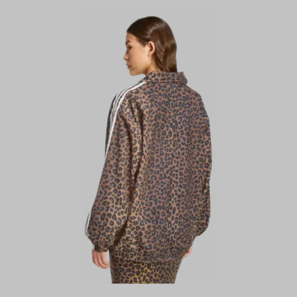 Adidas Leopard Firebird Oversized Track Jacket 2