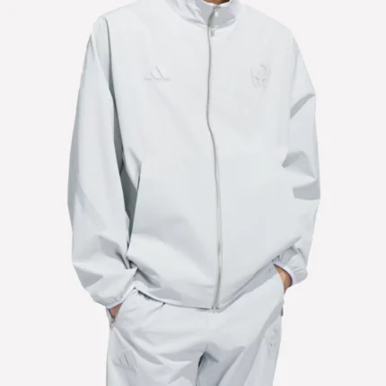 Adidas Mahomes Too Cold Woven ZNE White Track Jacket