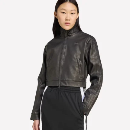 Women’s Adidas Originals Firebird Leather Jacket