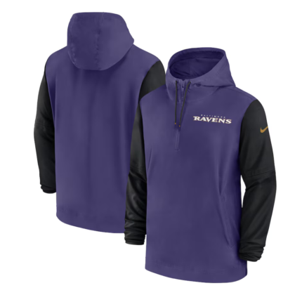 Baltimore Ravens 2024 NFL Sideline Player Jacket 1