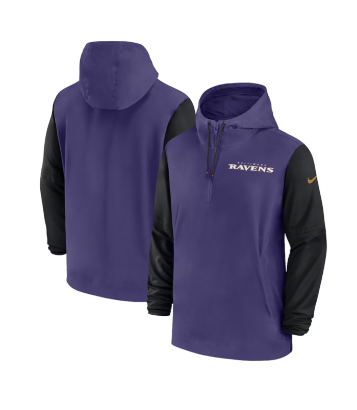 Baltimore Ravens 2024 NFL Sideline Player Jacket 1