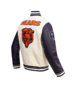Chicago Bears Retro Classic Wool Varsity Jacket 4