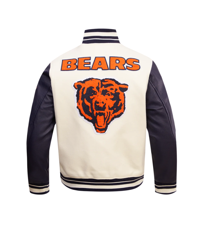 Chicago Bears Retro Classic Wool Varsity Jacket3