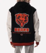 Chicago Bears The Wild Collective Hooded Varsity Jacket