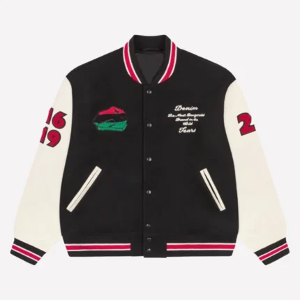 Denim Tears Peace Wreath Varsity Jacket
