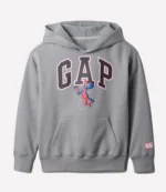 Gap Marvel Spider-Man Logo Pullover Grey Hoodie