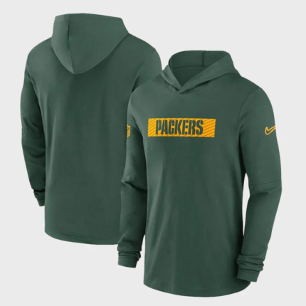 Green Bay Packers Green Sideline Club Hoodie