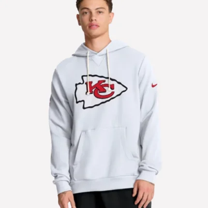 Kansas City Chiefs Sideline Hoodie White