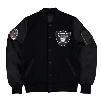 Las Vegas Raiders MA-1 Historic Varsity Jacket 1