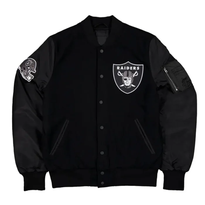 Las Vegas Raiders MA-1 Historic Varsity Jacket 1