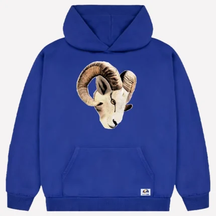 Los Angeles Rams GOLF WANG Cutout Pullover Royal Hoodie