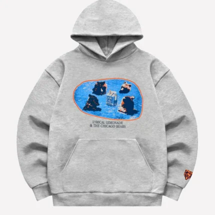 Lyrical Lemonade x Chicago Bears Gray Pond Pullover Hoodie
