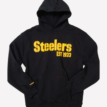 Mitchell & Ness x Pittsburgh Steeler Ireland Black Hoodie
