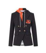 NFL x Veronica Beard Cincinnati Bengals Dickey Jacket 1