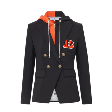 NFL x Veronica Beard Cincinnati Bengals Dickey Jacket 1