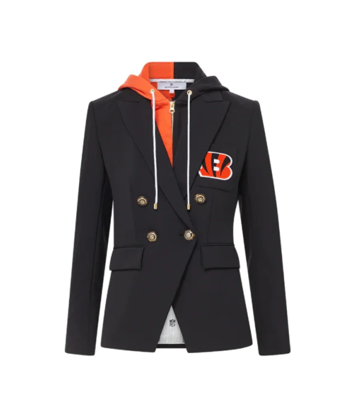 NFL x Veronica Beard Cincinnati Bengals Dickey Jacket 1