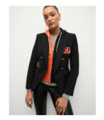 NFL x Veronica Beard Cincinnati Bengals Dickey Jacket 2
