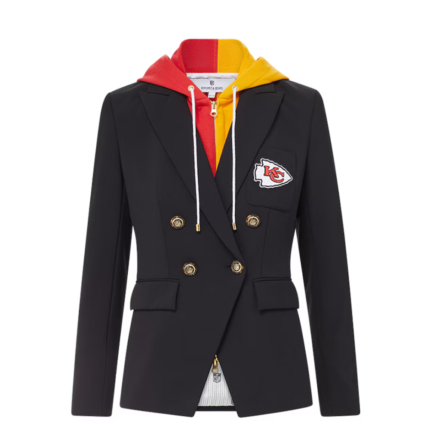 NFL x Veronica Beard Kansas City Chiefs Dickey Jacket 1