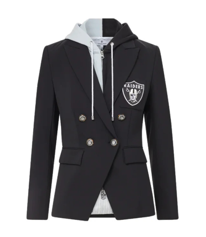 NFL x Veronica Beard Las Vegas Raiders Dickey Jacket 1