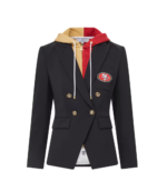 NFL x Veronica Beard San Francisco 49ers Dickey Jacket 1