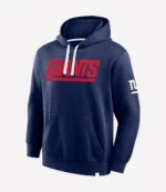 New York Giants Fanatics New Horizons Heritage Pullover Navy Hoodie
