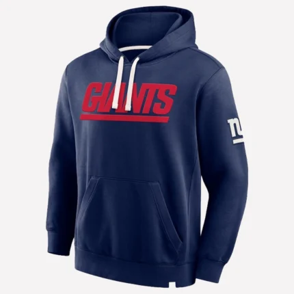New York Giants Fanatics New Horizons Heritage Pullover Navy Hoodie