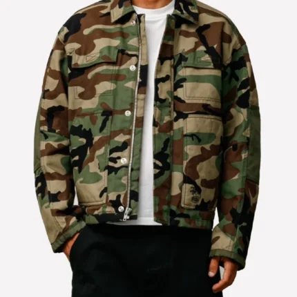 Stussy Utility Woodland Camo Work Jacket