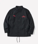 Unisex White Mountaineering Qotsa Songs For The Deaf Black Coach Jacket