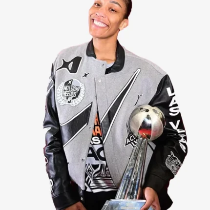A’ja Wilson 2025 WNBA Finals Las Vegas Aces Jacket