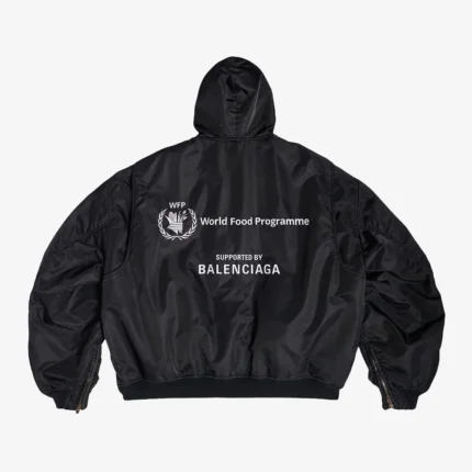 Balenciaga WFP Light Hooded Bomber Jacket