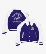 Unisex Bella Dona x Los Angeles Dodgers Raglan Satin Jacket