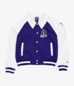 Bella Dona x Los Angeles Dodgers Raglan Satin Jacket