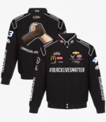 Unisex Bubba Wallace JH Design Black #BlackLivesMatter Full-Snap Twill Uniform Jacket