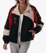 Caitlin Clark Kansas City Chiefs Colorblock Track Jacket