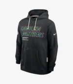 Carolina Panthers Coach Dave Canales 2025 Black Crucial Catch Sideline Hoodie For Unisex